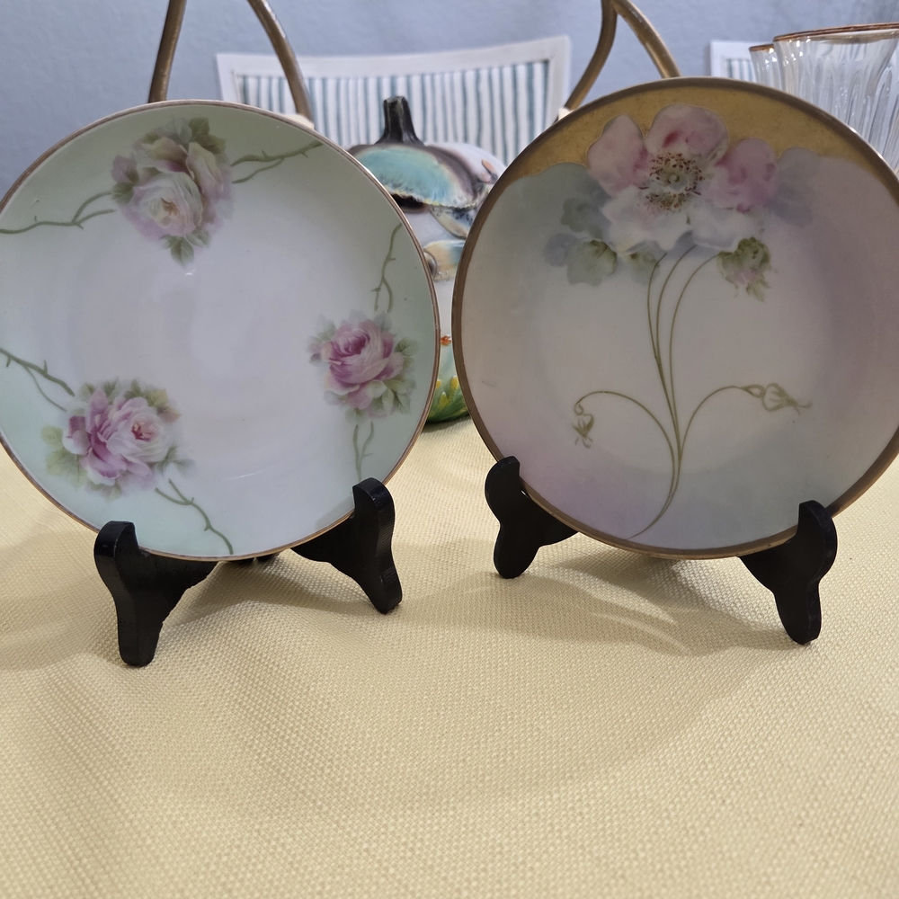 Russ Pastel Floral Dinnerware Plates